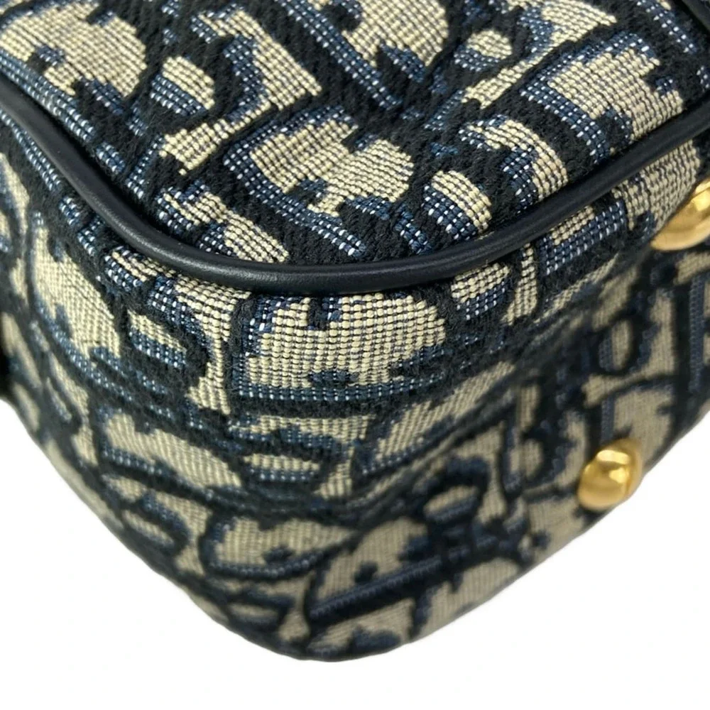 Christian Dior Handbag Dark Navy White
